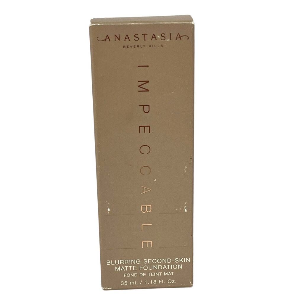 Anastasia Beverly Hills Impeccable Matte Foundation 4W Blurring Second Skin NIB - Picture 7 of 7